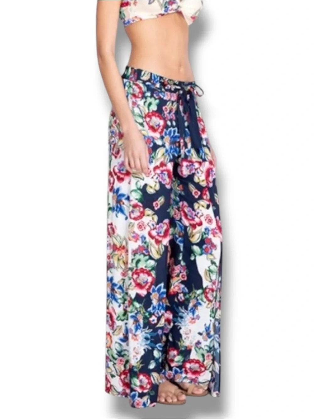Johnny Was Maya Wrap Pant Size Medium - Picture 1 of 11